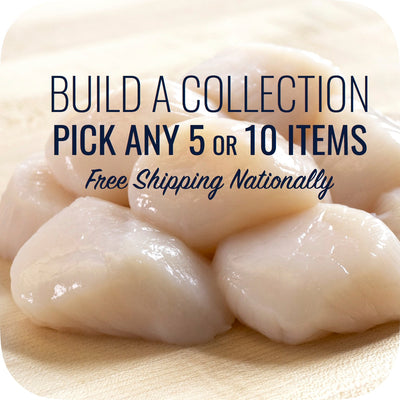 Build a collection. Pick any 5 or 10 items for free nationwide shipping.