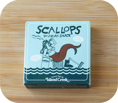 Tinned Fish - Island Creek - Scallops in Vieira Sauce