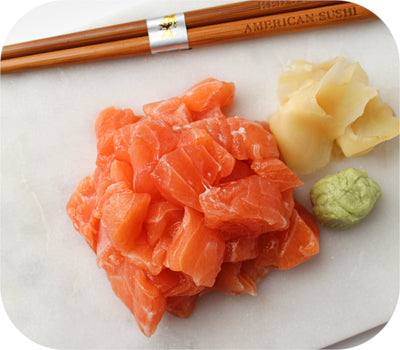 Sushi - Salmon Poke/Maki Cubes (5oz)